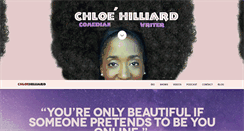 Desktop Screenshot of chloehilliard.com