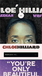 Mobile Screenshot of chloehilliard.com